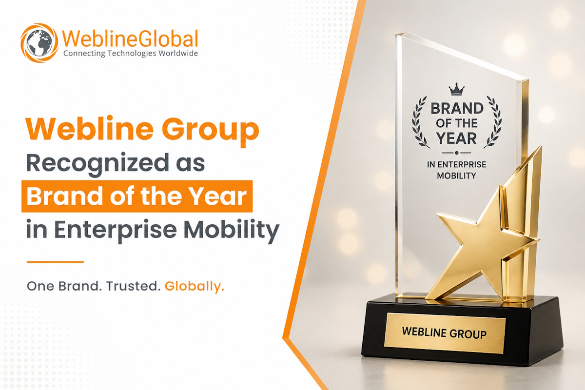 Webline Group Recognized As Brand of The Year in Enterprise Mobility