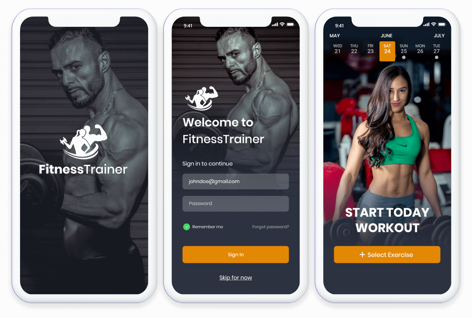 Fitness Trainer App