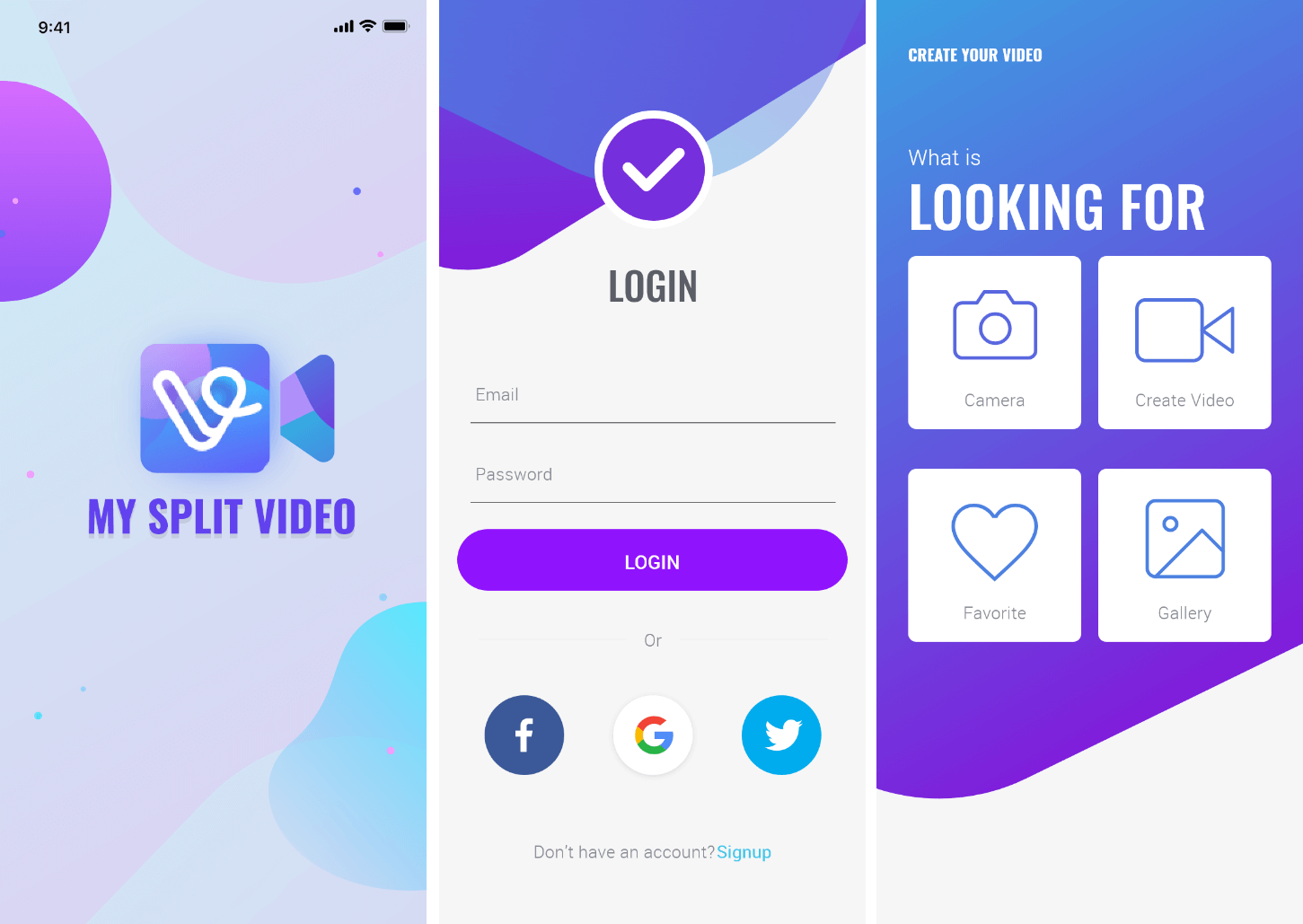 My Split Video Mobile Mockup