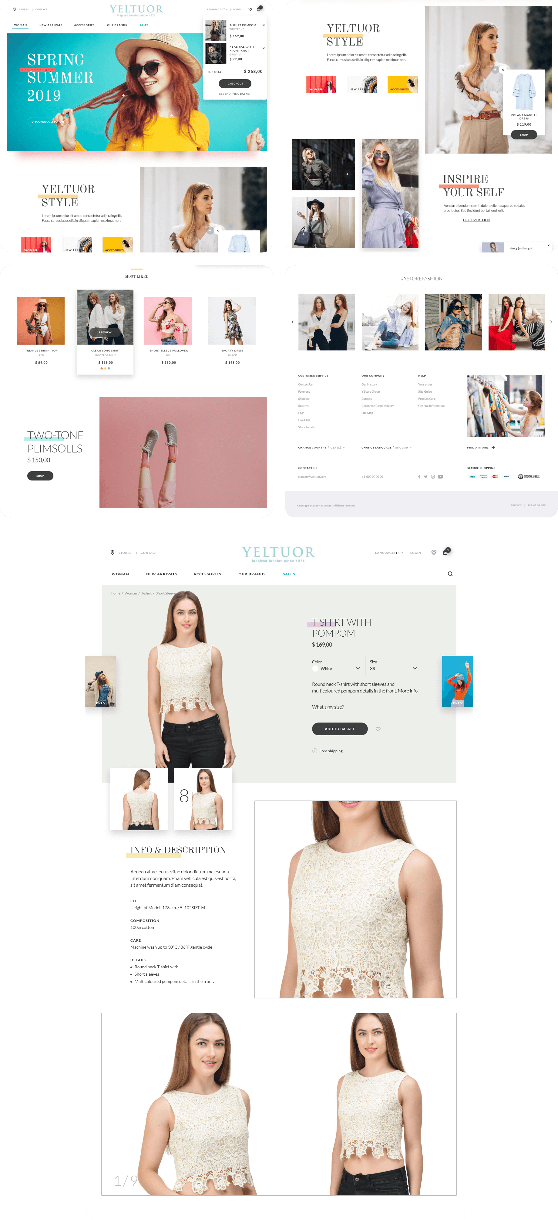 YELTUOR – Online Fashion Store Website