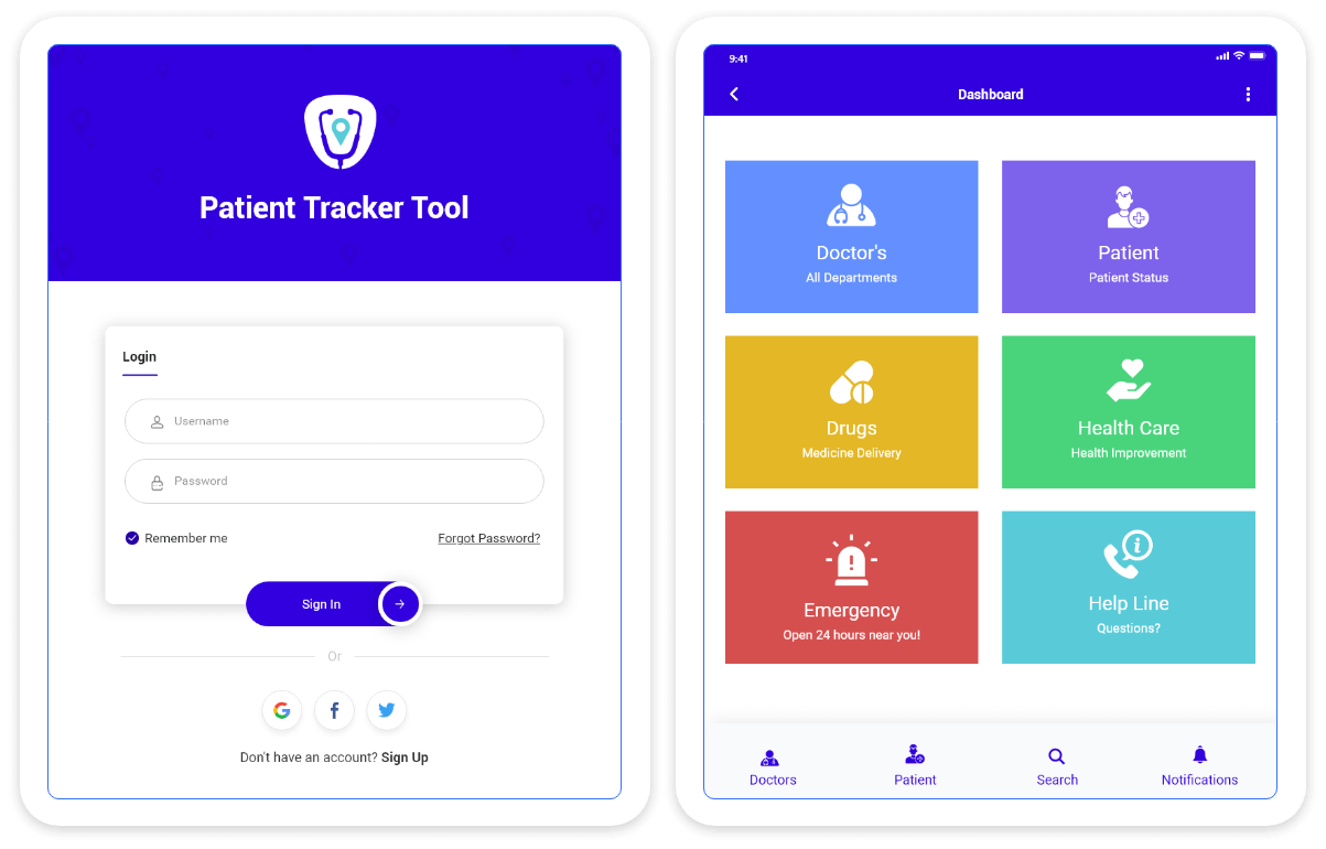 Patient Tracker Tool - iPad