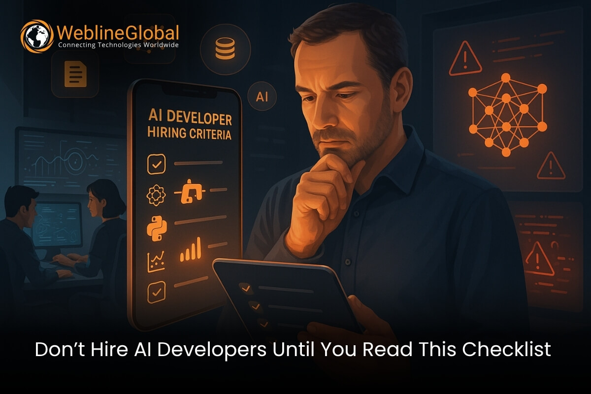Hire AI Developers Checklist