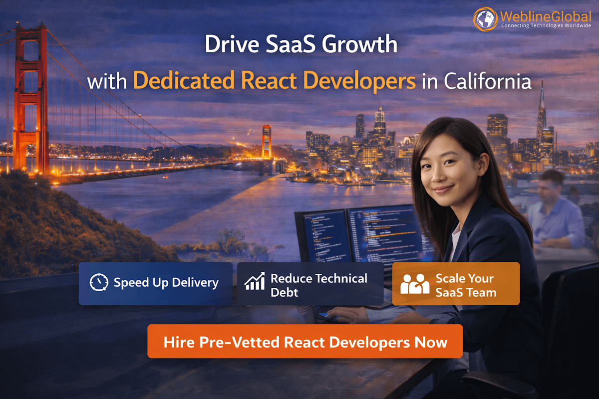 Hire Dedicated React Developers in California