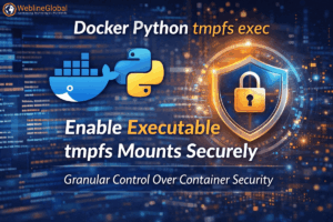 Docker Python tmpfs exec