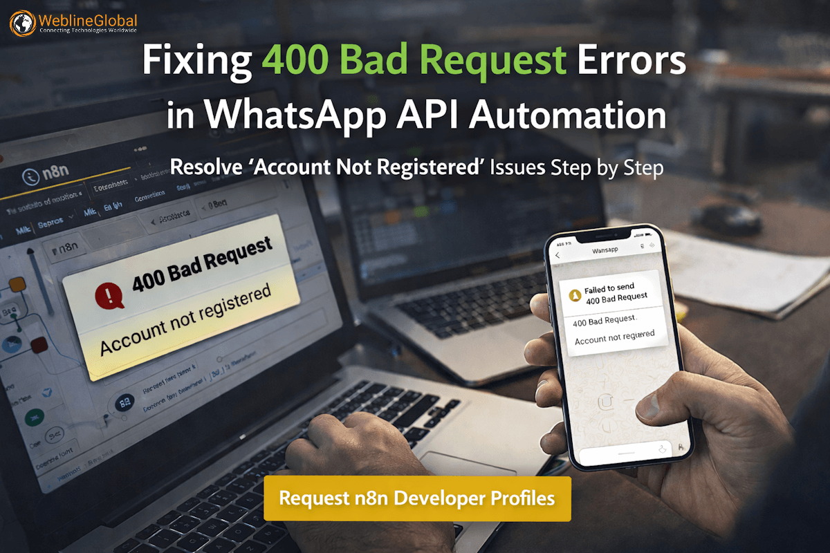 Fixing 400 Bad Request in WhatsApp API Fixing 400 Bad Request in WhatsApp API