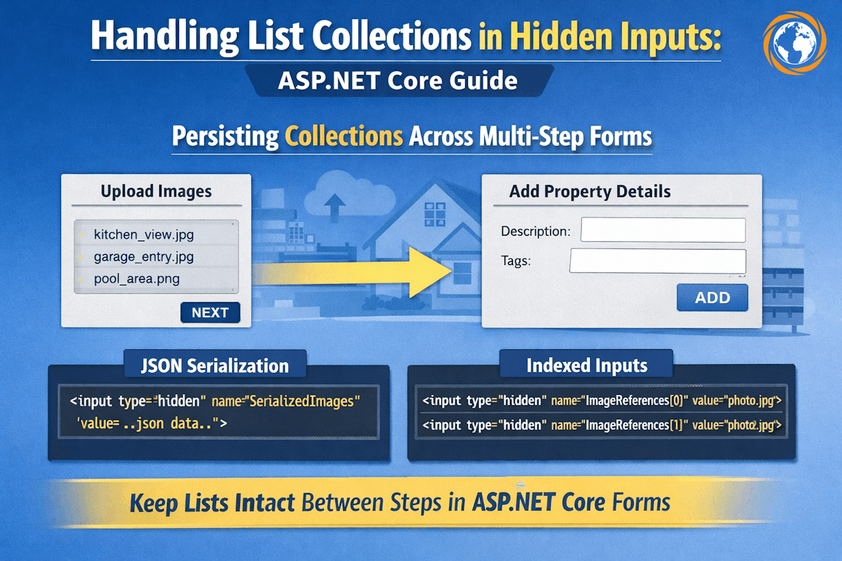 Handling List Collections in Hidden Inputs ASP.NET Core Guide