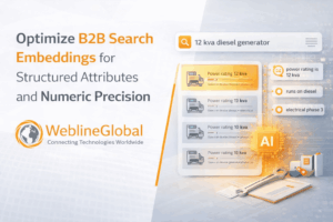 Optimize B2B search embeddings for structured attributes