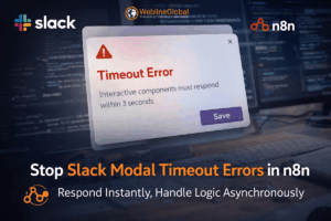 Slack modal timeout n8n