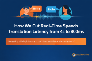 Real-time speech translation architecture
