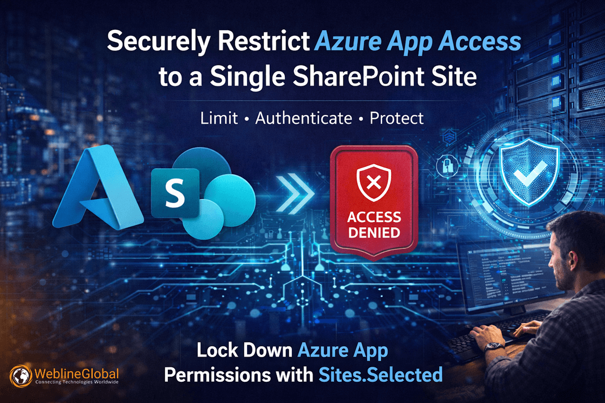 Restrict Azure App Access to SharePoint Site