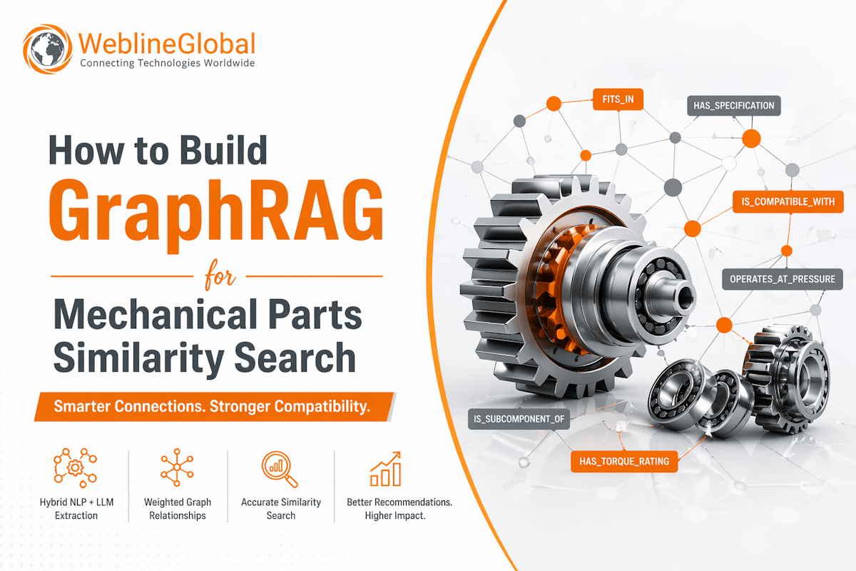 GraphRAG for Mechanical Parts Similarity