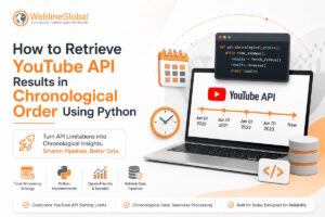 YouTube API chronological order