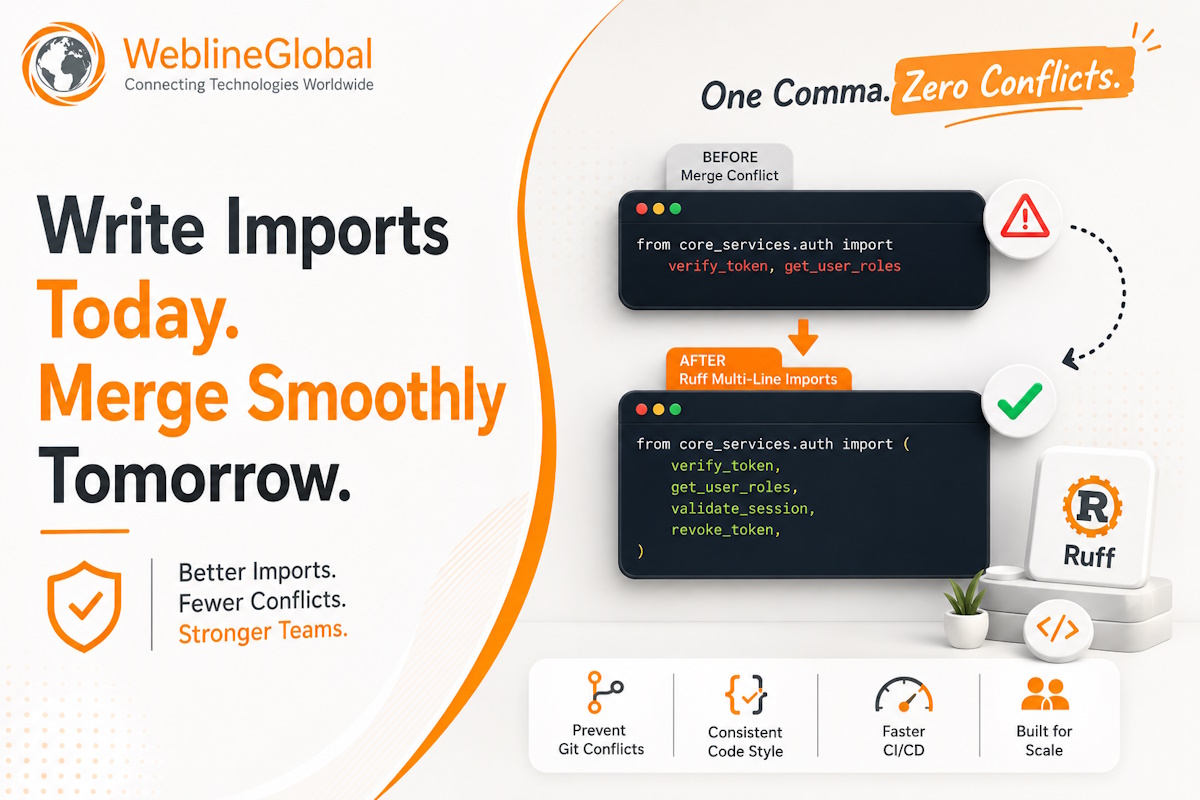 Ruff multi-line Python imports