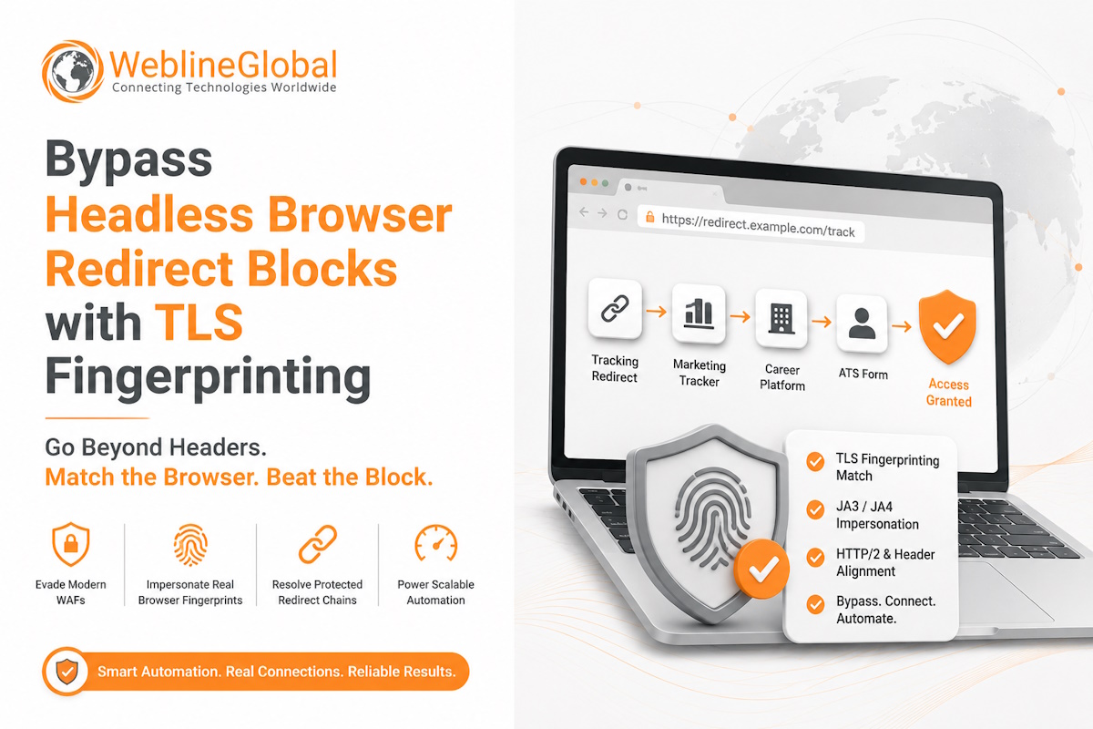 Headless browser redirect blocks
