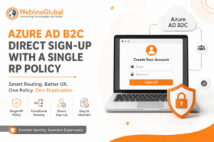 Azure AD B2C direct sign up