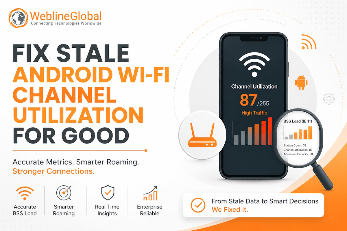 Why Android Wi-Fi Channel Utilization Shows Stale Data (And How We Fixed It)