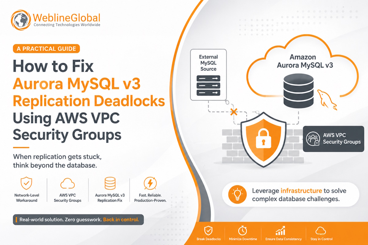 How to Fix Aurora MySQL v3 Replication Deadlocks Using AWS VPC Security Groups