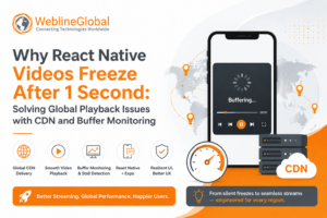 React Native video freezing