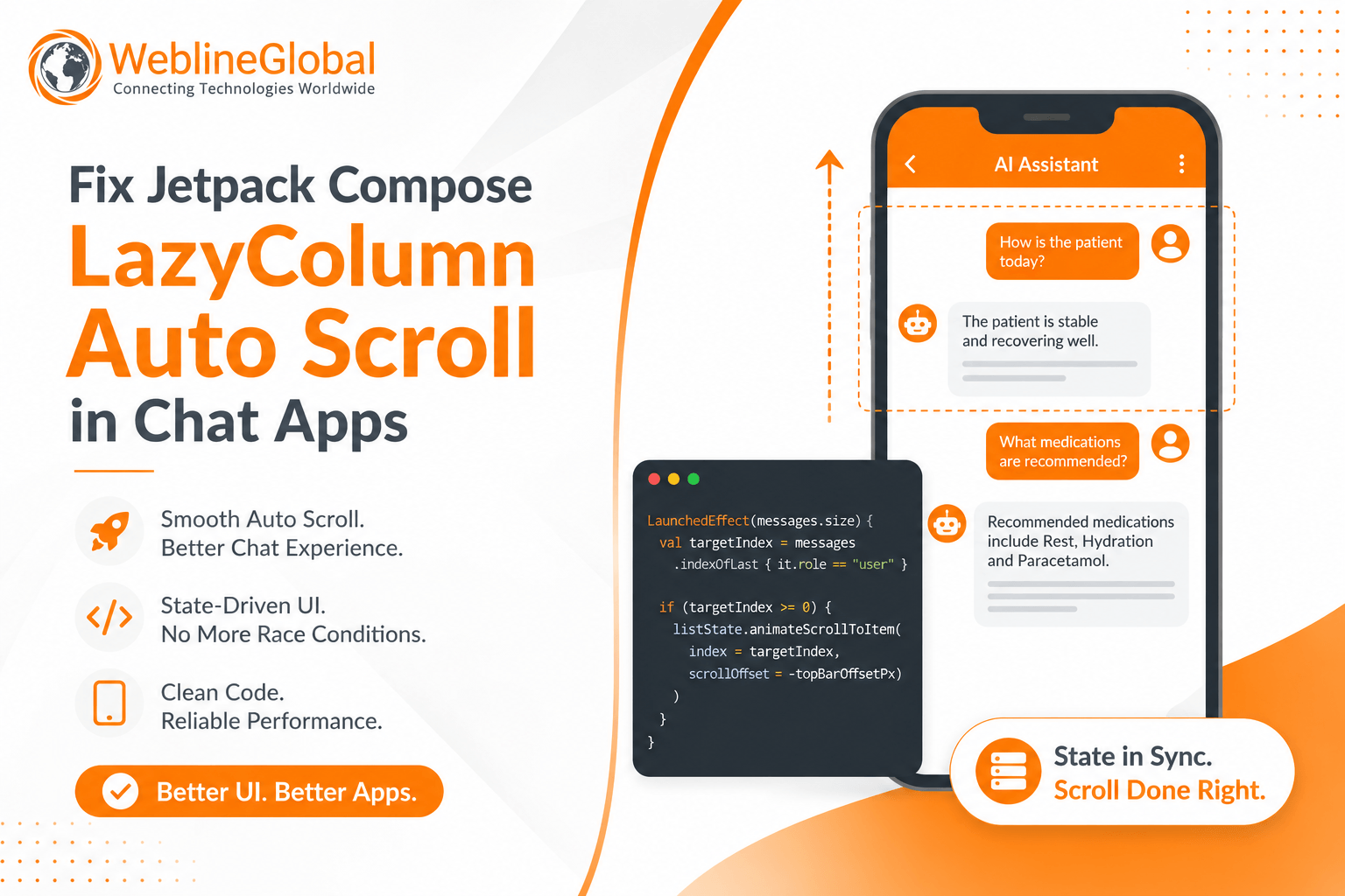 Jetpack Compose LazyColumn auto scroll