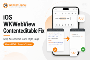 iOS WKWebView contenteditable fix