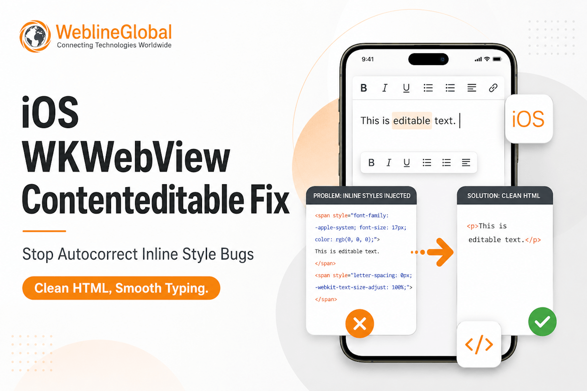iOS WKWebView contenteditable fix