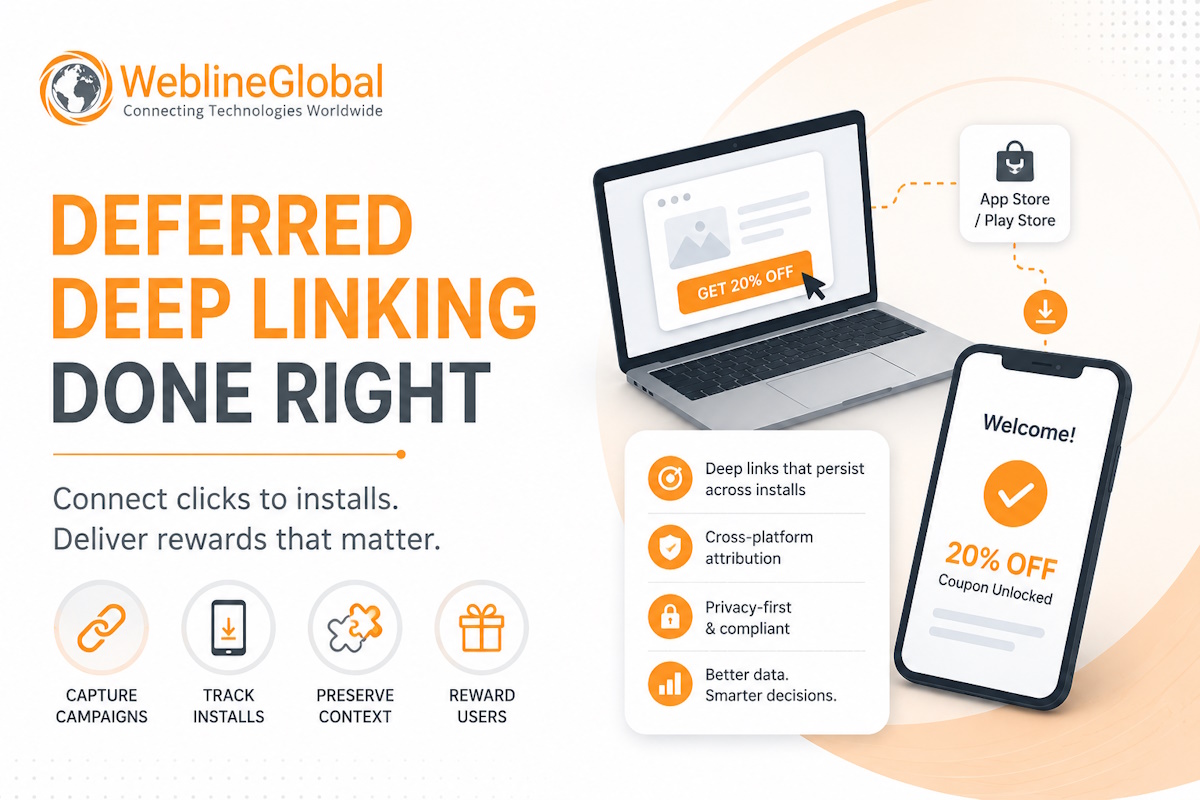 Deferred deep linking