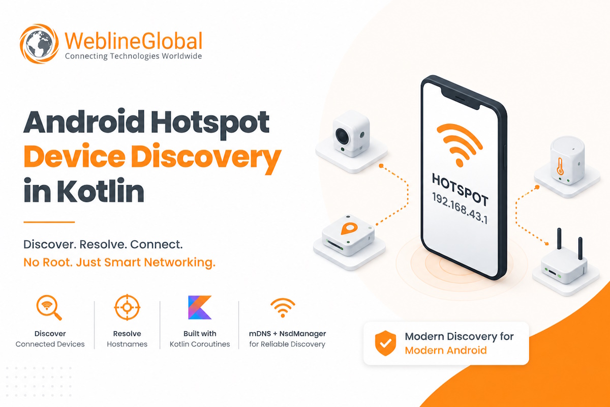 Android Hotspot Device Discovery in Kotlin