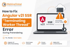 Angular v21 SSR Terminating Worker Thread Error