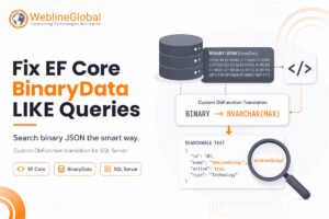 EF Core BinaryData LIKE