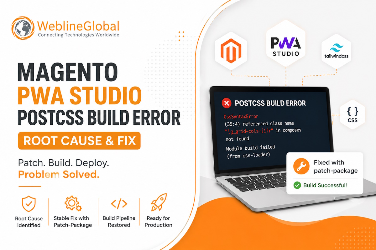 Magento PWA Studio PostCSS build error