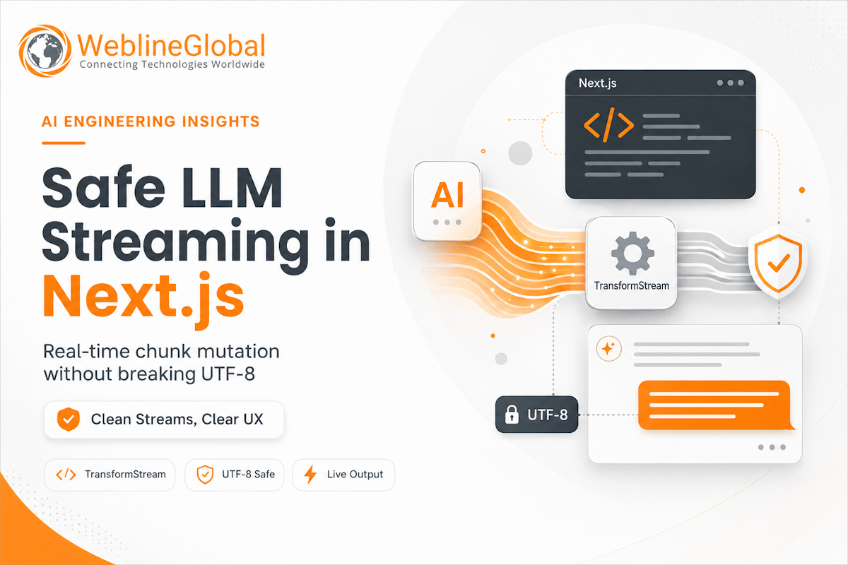 Next.js LLM streaming