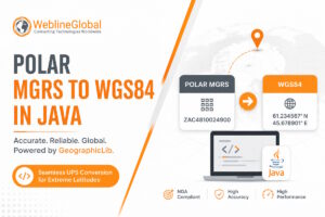 Polar MGRS to WGS84 Java