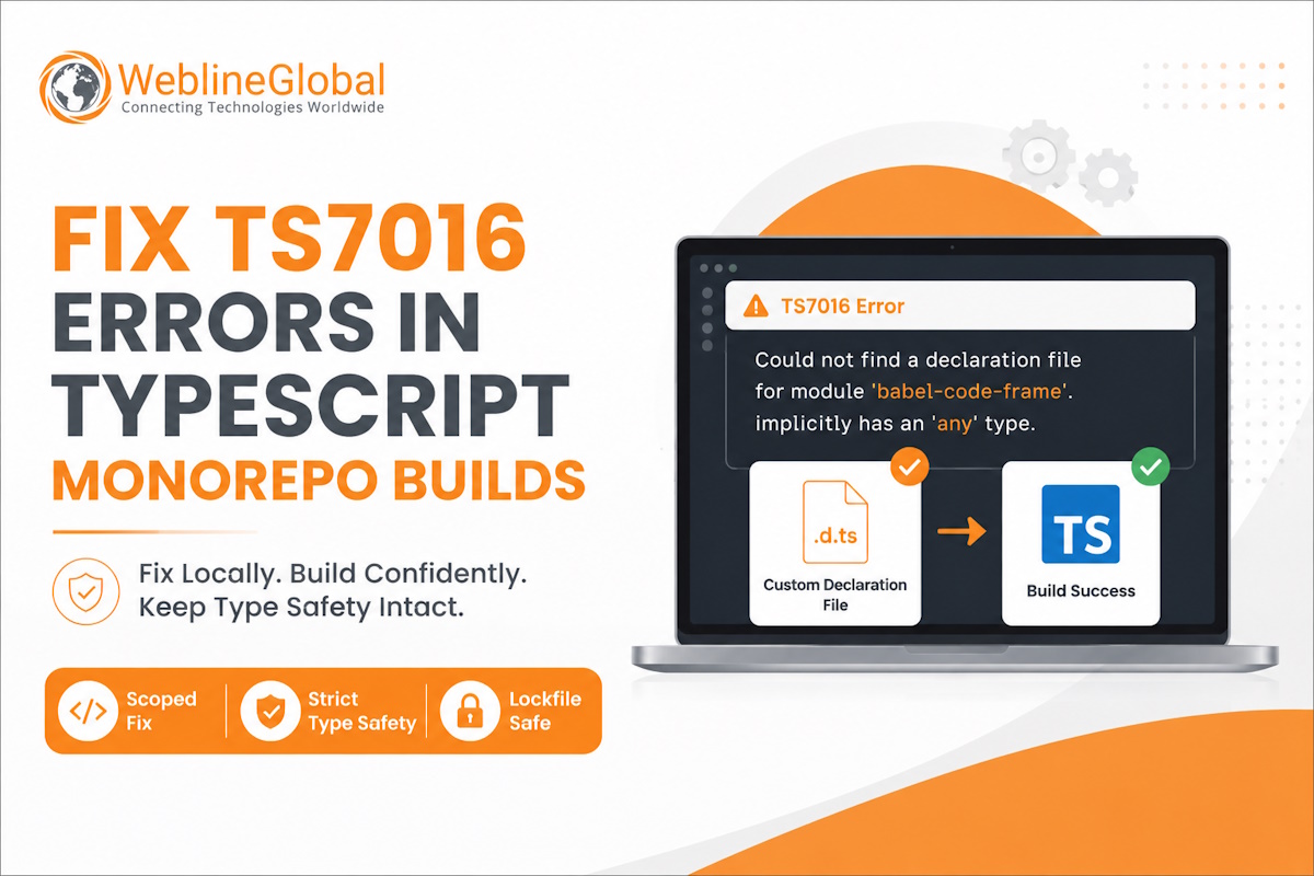 Fix TS7016 error in TypeScript monorepo