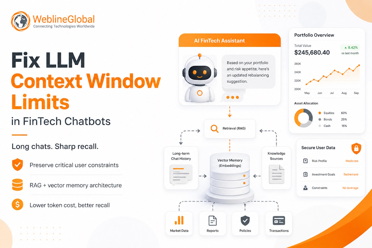 How to Fix LLM Context Window Limits in FinTech Chatbots with RAG Memory