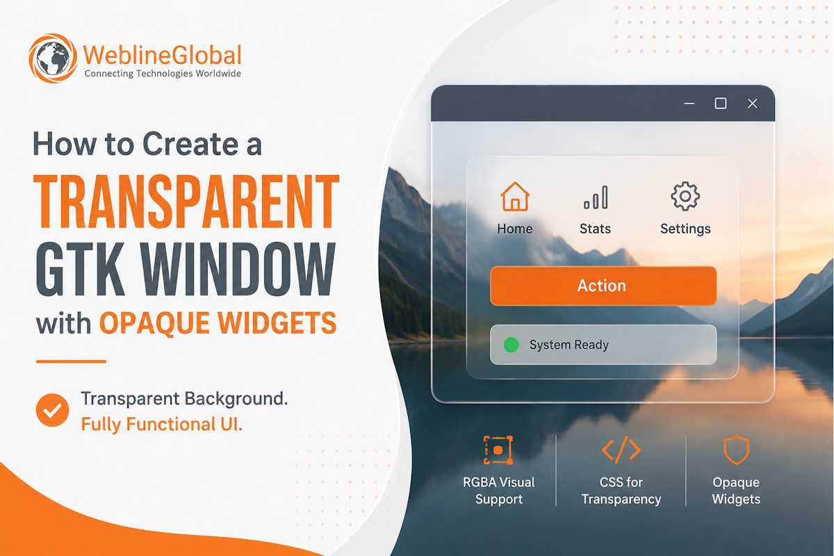 Transparent GTK window