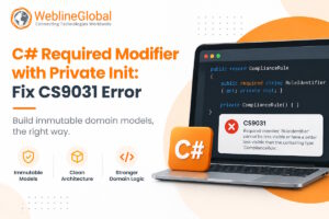C# required modifier with private init