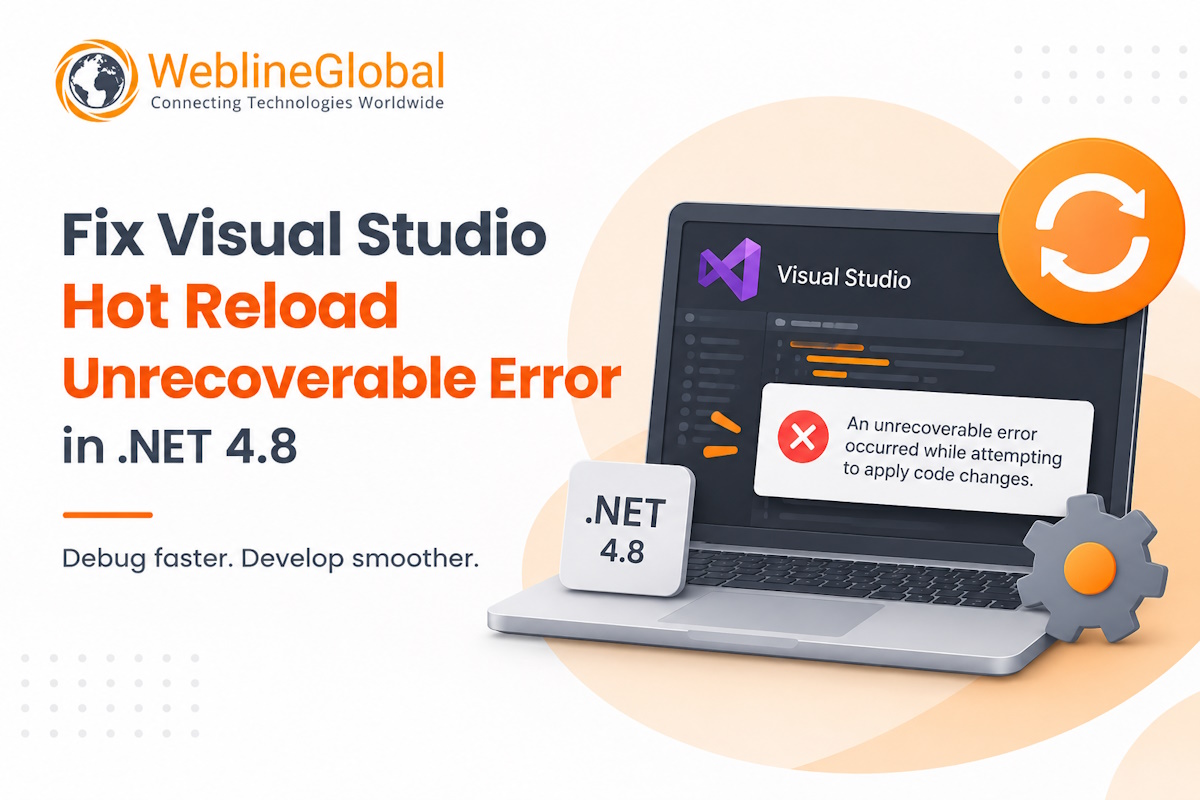 Visual Studio Hot Reload error