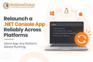 Relaunch .NET console app