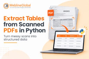 Extract tables from scanned PDFs in Python
