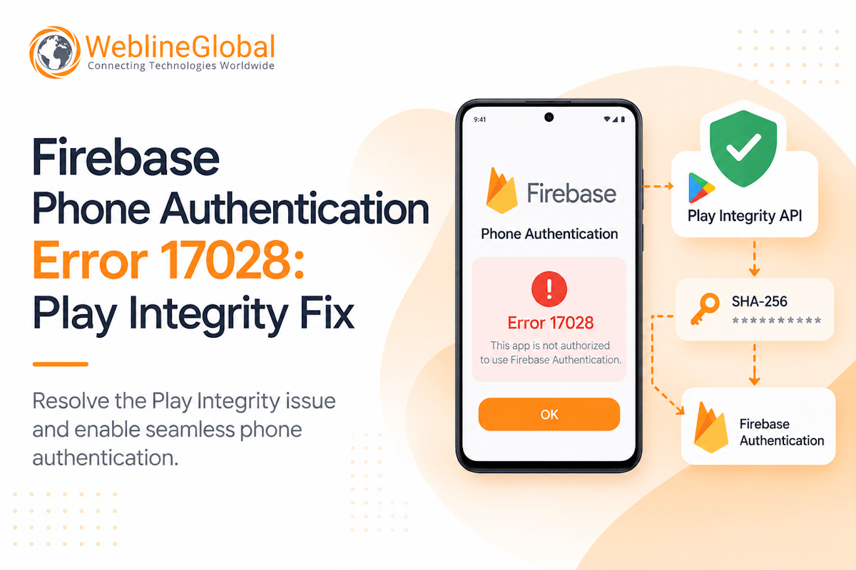 Firebase Phone Authentication Error 17028