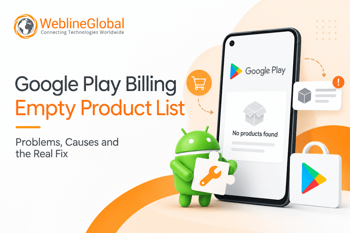 Google Play Billing Empty Product List