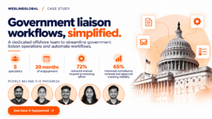 Government Liaison Operations Digitization with Dedicated Offshore Team
