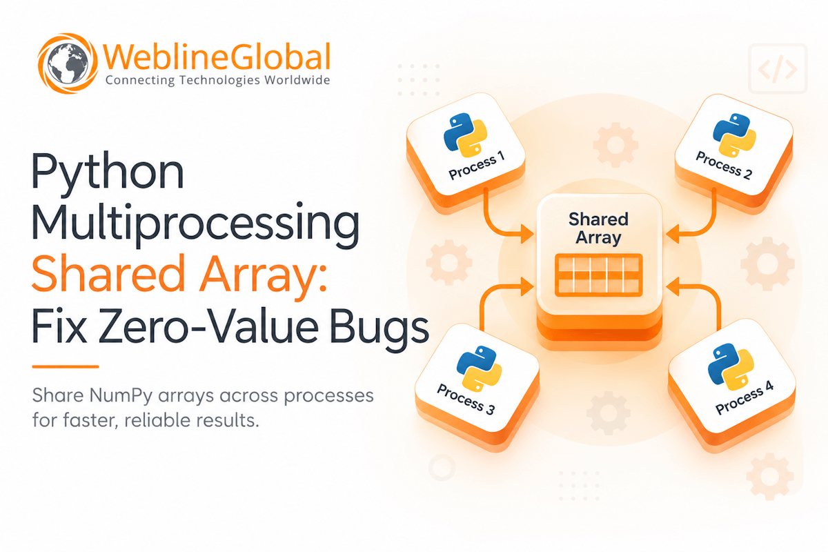 Python multiprocessing shared array